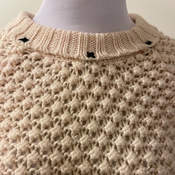 Beautiful Manoush knit w/velvet and lace trim dress - Picture 4 of 12